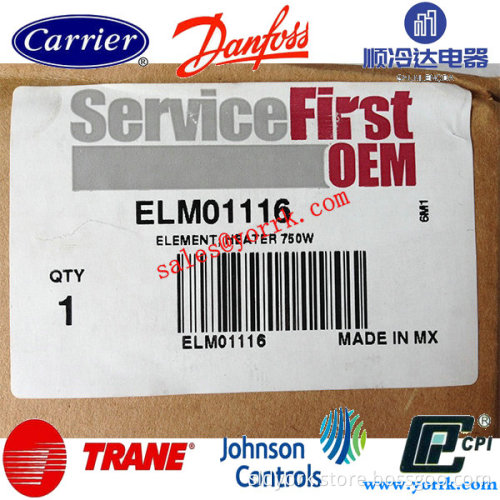 Trane refrigeration compressor oil heater ELM01116 750W Trane chiller element
